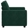 vidaXL Divano Sedia Verde Scuro 100x78x84 cm Velluto