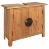 vidaXL Vanit&agrave; da Bagno in Legno Massello di Pino 70x32x63 cm