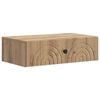 vidaXL Tavolino da Parete Laterale 59 x 34,5 x 17 cm