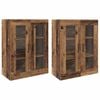 vidaXL Armadi da Muro 2 pz Legno vecchio 69,5 x 34 x 90 cm