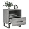 vidaXL Comodini 2 pz Grigio Sonoma 40x35x47,5 cm in Legno Multistrato