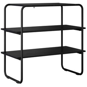 vidaXL Tavolo consolle Rovere Nero 60 x 41 x 75 cm
