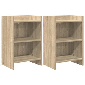 vidaXL Comodini 2 pcs Rovere Sonoma 40 x 30 x 60 cm