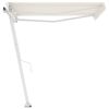 vidaXL Tenda da Sole Automatica Autoportante 300x250 cm Crema