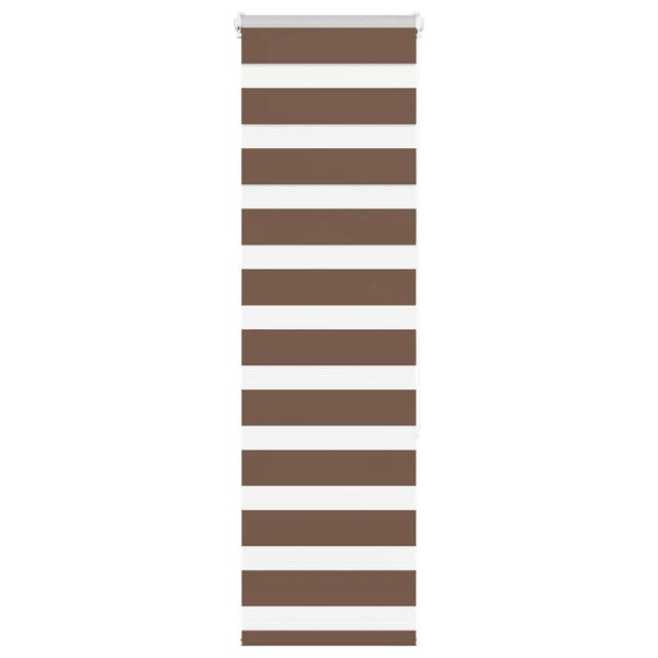 vidaXL Tenda a Rullo Zebra Larghezza Tessuto 40,9 cm Poliestere