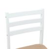 vidaXL Sedie da pranzo 2 pcs Bianco 40 x 47,5 x 99,5 cm