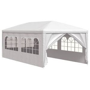 vidaXL Tenda per Feste 3x6 m Bianca