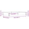 vidaXL Fioriera da Giardino Marrone 150x100 cm Legno Massello di Pino