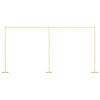 vidaXL Arco Nuziale Oro 657 x 35 x 300 cm Acciaio