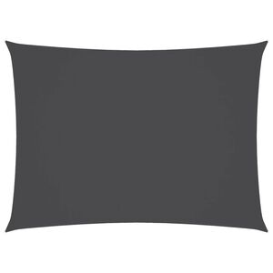 vidaXL Parasole a Vela Oxford Rettangolare 2,5x4,5 m Antracite