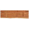 vidaXL Mensola a Muro 90x30x2,5cm Rettangolare Legno Acacia Bordi Vivi