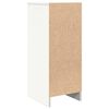 vidaXL Credenza Bianca 29,5x34x76 cm in Legno Multistrato