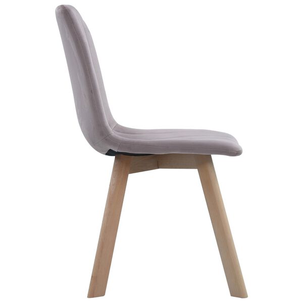 vidaXL Sedie da Pranzo 4 pz Rosa in Velluto