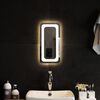 vidaXL Specchio da Bagno con Luci LED 20x40 cm