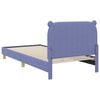 vidaXL Struttura letto bambini con testata Blu jeans 90 x 190 cm