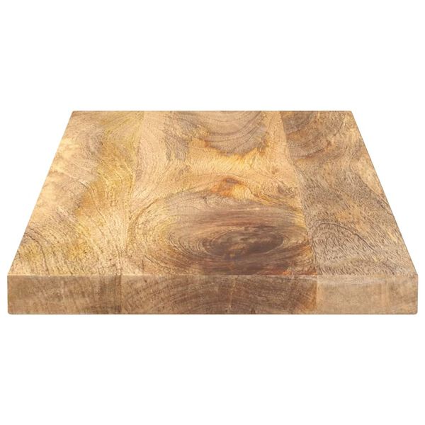 vidaXL Piano per Tavolo 90x30x2,5 cm Rettangolare Legno Massello Mango