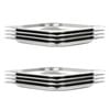 vidaXL Contenitori Gastronorm 8 pz GN 1/2 20 mm in Acciaio Inox