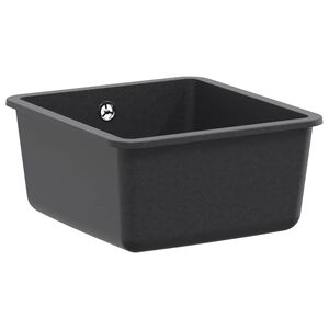 vidaXL Lavello da cucina a vasca singola Granito 42 x 46 x 31 cm