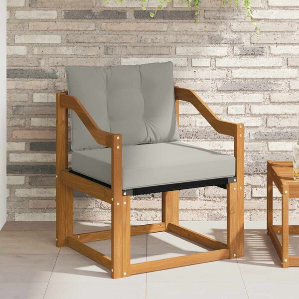 vidaXL Set di divani da esterno Legno di Acacia Massello e Textilene