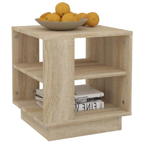 vidaXL Tavolino da Salotto Rovere Sonoma 40x40x43 cm Legno Multistrato