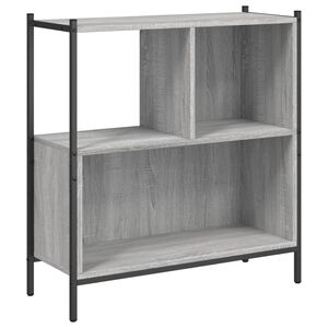 vidaXL Libreria Grigio Sonoma 72x28x77,5 cm in Legno Multistrato