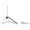 ErgoLine Supporto per Tablet/Laptop Cricket 20x5x2,4 cm Bianco Argento