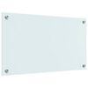 vidaXL Rivestimento da Cucina Bianco 70 x 40 cm vetro temperato