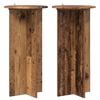 vidaXL Supporto per piante 2 pcs Legno antico 40 x 40 x 80 cm