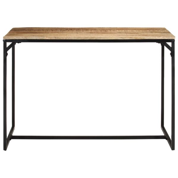vidaXL Tavolo da Pranzo 110x55x75 cm in Legno Massello di Mango Grezzo