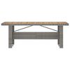 vidaXL Set da Pranzo da Esterno 9 pz con Cuscini in Polyrattan Grigio
