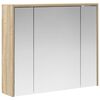 vidaXL Mobiletto per specchio da bagno Rovere Sonoma