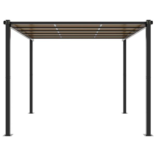 vidaXL Gazebo da Giardino Antracite 3x3 m in Alluminio