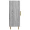 vidaXL Credenza Grigio Sonoma 34,5x34x90 cm in Legno Multistrato