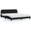 vidaXL Giroletto Dover Nero 160x200 cm in Tessuto