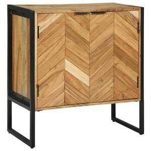 vidaXL Credenza 70 x 35 x 75 cm Legno massello di acacia
