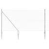 vidaXL Palo della recinzione Argento 10 x 1,4 m (rete 40 x 40 mm)