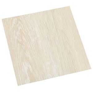 vidaXL Tavole per Pavimenti 55 pcs Beige 5,11 m&sup2; PVC