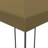 vidaXL Gazebo 3x4 m Grigio Talpa 180 g/m²