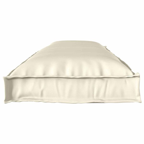 vidaXL Cuscino Crema 150 x 40 x 8 cm Tessuto Oxford