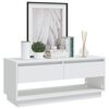 vidaXL Mobile TV Bianco 102x41x44 cm in Legno Multistrato