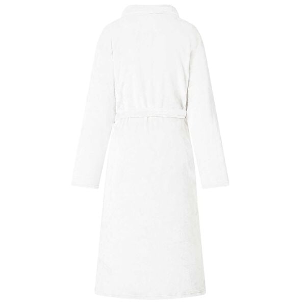 vidaXL Accappatoio senza Cappuccio Bianco xxl Flanella