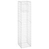 vidaXL Cesto a Gabbione a Torre 40x40x180 cm in Ferro