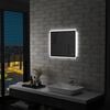 vidaXL Specchio LED da Bagno con Sensore Tattile 60x50 cm