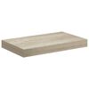vidaXL Scaffali a Parete 2 pz Rovere 40x23x3,8 cm in MDF