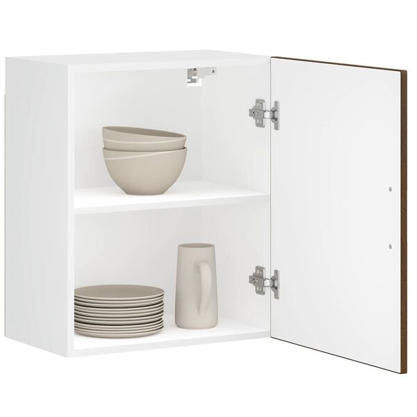 vidaXL Pensile da Cucina Porto Rovere Marrone in Legno Multistrato