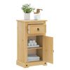 vidaXL Mobile da Bagno Corona 45x33x80 cm in Legno Massello di Pino