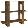 vidaXL Libreria/Divisorio Rovere Fumo 100x30x87 cm