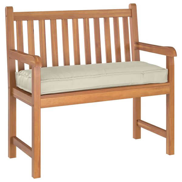 vidaXL Cuscino Crema 100 x 40 x 8 cm Tessuto Oxford