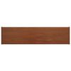 vidaXL Soglia della Finestra Legno Marrone 60 x 25 x 4,5 cm PVC
