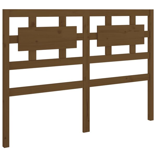 vidaXL Testiera per Letto ambra 185,5x4x100 cm Legno Massello di Pino